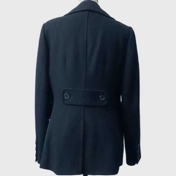 BCBGMaxAzria Wool Blend Classic Peacoat Black -Size Small - Picture 5 of 5